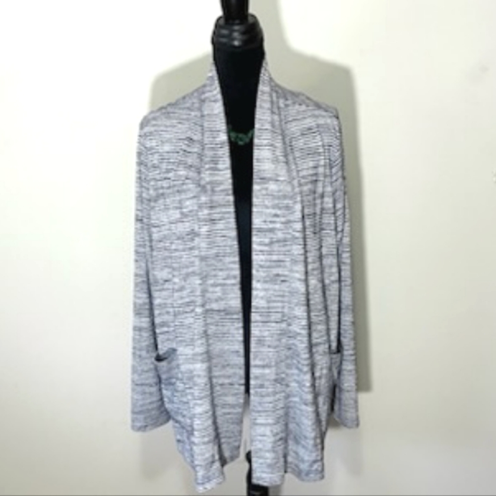 Gap Cardigan Navy and White Stripped